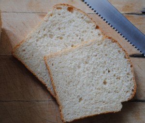 Slices of rice bread